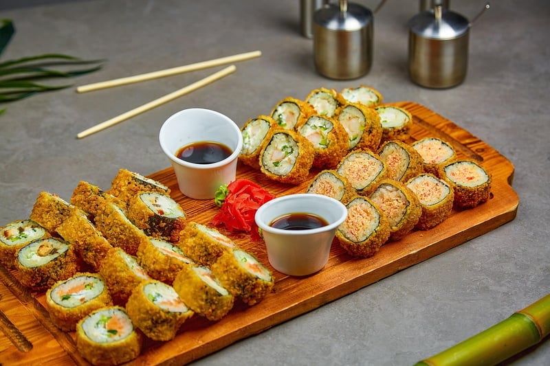 Mango Coconut Sushi